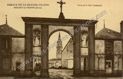 Carte postale ancienne Abbaye de la Grande-Trappe — Soligny-la-Trappe (Orne)