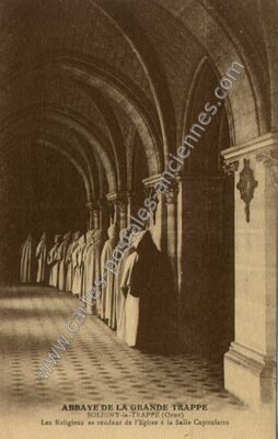Carte postale ancienne Abbaye de la Grande Trappe — Soligny-la-Trappe (Orne)