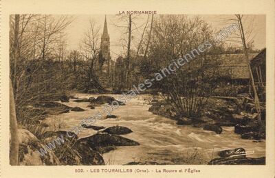 Carte postale ancienne Les Tourailles