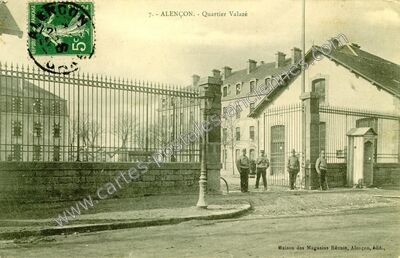 Carte postale ancienne Quartier Valazé — Alençon (Orne)