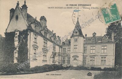 Carte postale ancienne Saint-Agnan-sur-Erre