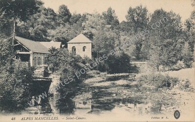 Carte postale ancienne St Ceneri — Saint-Céneri-le-Gérei (Orne)