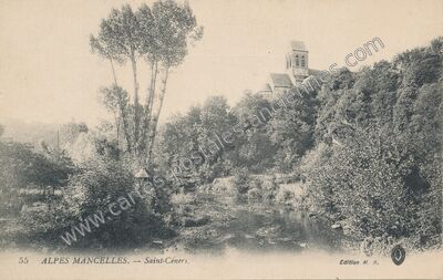 Carte postale ancienne St Ceneri — Saint-Céneri-le-Gérei (Orne)