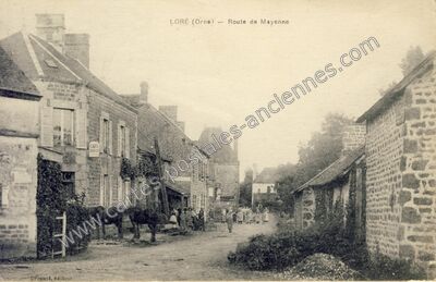Carte postale ancienne Loré