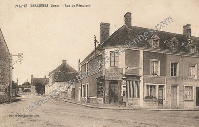 Carte postale ancienne Verrières