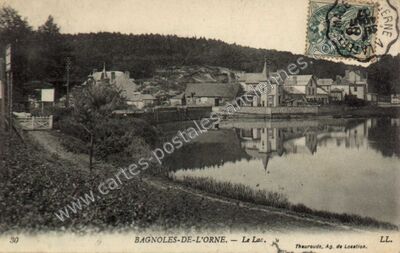 Carte postale ancienne Le Lac — Bagnoles de l'Orne (Orne)