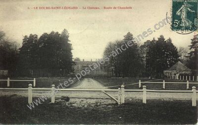 Carte postale ancienne Le Bourg-Saint-Léonard