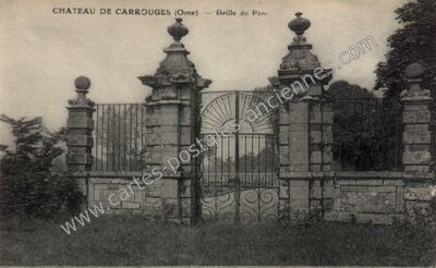 Carte postale ancienne Chateau de Carrouges — Carrouges (Orne)