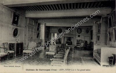 Carte postale ancienne Chateau de Carrouges — Carrouges (Orne)