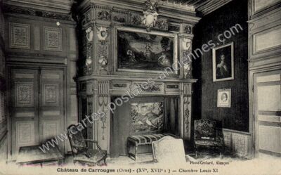 Carte postale ancienne Chateau de Carrouges — Carrouges (Orne)