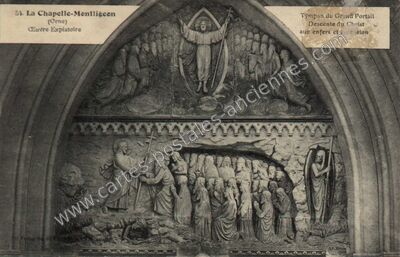 Carte postale ancienne La Chapelle Montligeon — La Chapelle-Montligeon (Orne)
