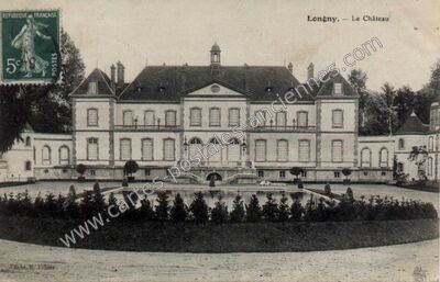 Carte postale ancienne Chateau de Longny — Longny-au-Perche (Orne)