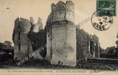 Carte postale ancienne Chateau de Bois Thibault — Ménil-Gondouin (Orne)