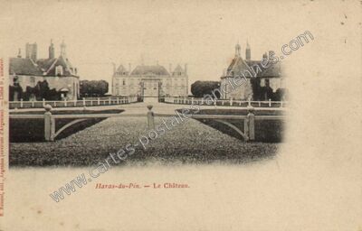 Carte postale ancienne Haras du Pin — Le Pin-au-Haras (Orne)