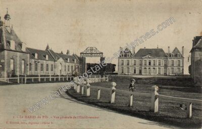 Carte postale ancienne Le Haras du Pin — Le Pin-au-Haras (Orne)