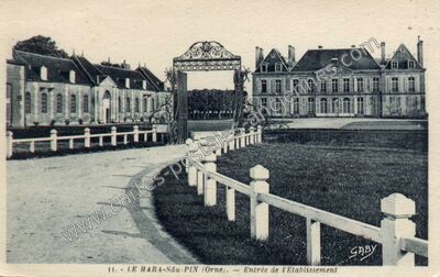 Carte postale ancienne Le Haras du Pin — Le Pin-au-Haras (Orne)