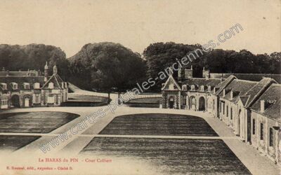 Carte postale ancienne Le Haras du Pin — Le Pin-au-Haras (Orne)