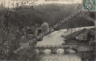 Carte postale ancienne St Ceneri — Saint-Céneri-le-Gérei (Orne)
