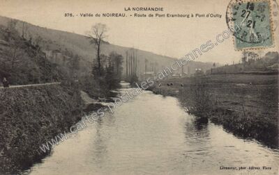Carte postale ancienne Pont Erambourg — Saint-Pierre-du-Regard (Orne)
