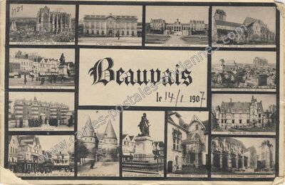 Carte postale ancienne Beauvais — Beauvais (Oise)