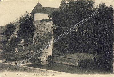 Carte postale ancienne La Tour Boileau — Beauvais (Oise)