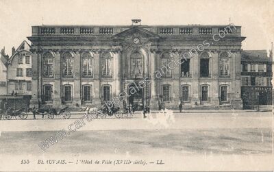 Carte postale ancienne L'Hôtel de Ville (XVIIIe siècle) — Beauvais (Oise)