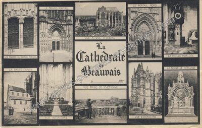 Carte postale ancienne La Cathédrale de Beauvais — Beauvais (Oise)