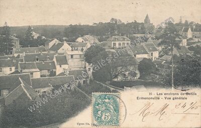 Carte postale ancienne Ermenonville — Ermenonville (Oise)