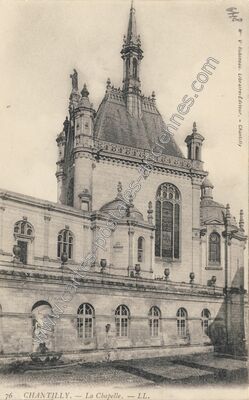 Carte postale ancienne La Chapelle — Chantilly (Oise)