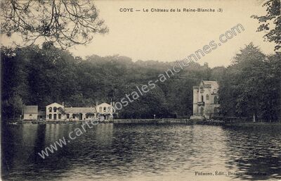 Carte postale ancienne Chateau de la Reine Blanche — Coye-la-Forêt (Oise)