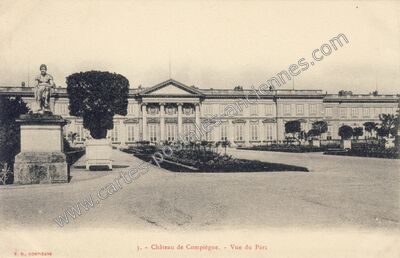 Carte postale ancienne Chateau de Compiegne — Compiègne (Oise)