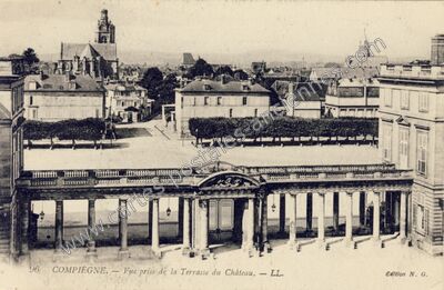 Carte postale ancienne Chateau de Compiegne — Compiègne (Oise)