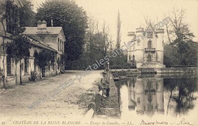 Carte postale ancienne Chateau de la Reine Blanche — Coye-la-Forêt (Oise)