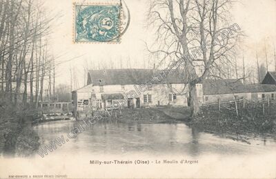 Carte postale ancienne Le Moulin d'Argent — Milly-sur-Thérain (Oise)