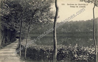 Carte postale ancienne Etang de Comelle — Orry-la-Ville (Oise)