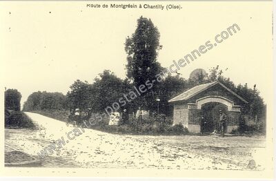 Carte postale ancienne Montgresin — Orry-la-Ville (Oise)