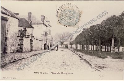 Carte postale ancienne Montgresin — Orry-la-Ville (Oise)