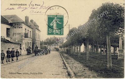 Carte postale ancienne Montgresin — Orry-la-Ville (Oise)