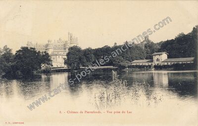 Carte postale ancienne Chateau de Pierrefonds — Pierrefonds (Oise)