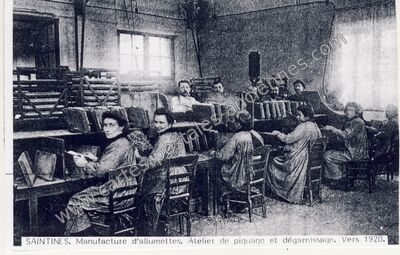 Carte postale ancienne Saintines