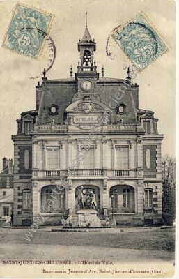 Carte postale ancienne Saint-Just-en-Chaussée