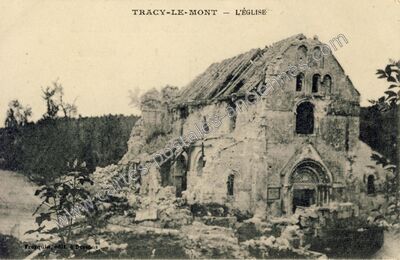 Carte postale ancienne Tracy-le-Mont