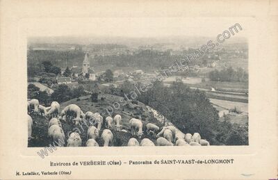 Carte postale ancienne Saint-Vaast-de-Longmont