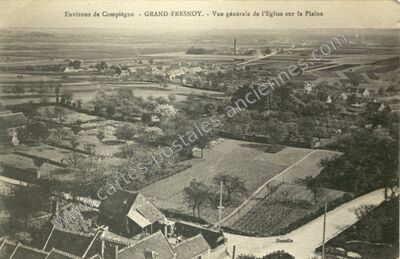 Carte postale ancienne Grand Fresnoy — Fresnoy-la-Rivière (Oise)