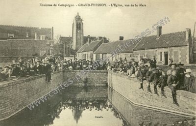 Carte postale ancienne Grand Fresnoy — Fresnoy-la-Rivière (Oise)