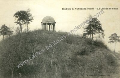 Carte postale ancienne Le Catillon de Rhuis — Verberie (Oise)