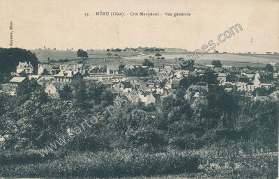 Carte postale ancienne Cité Marquant - Vue générale — Méru (Oise)