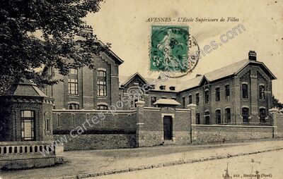 Carte postale ancienne Avesnes — Avesnes-sur-Helpe (Nord)
