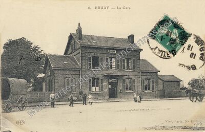 Carte postale ancienne Bruay — Bruay-sur-l'Escaut (Nord)