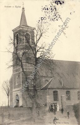 Carte postale ancienne Église — Busigny (Nord)